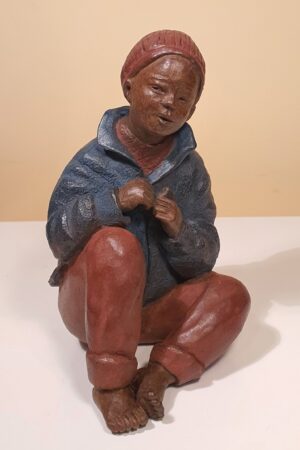 Photo de la sculpture de bronze "Tao" par Martine Lee