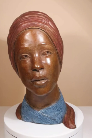 Sculpture de Martine LEE intitulée « Rêve d'Afrique »